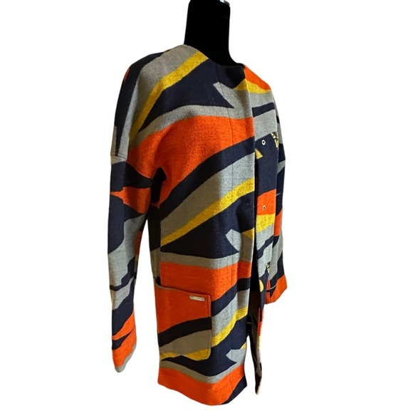 GOLDI Multi Color, Long Sleeve, Jacket Coat sz XS - Picture 4 of 16